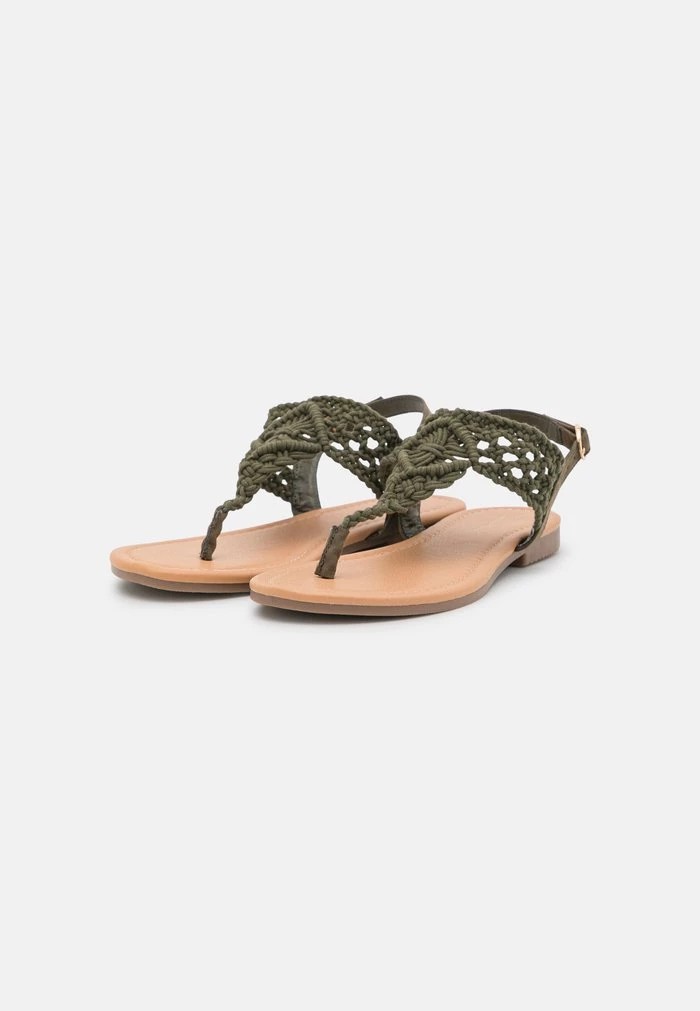 Sandale ANNA FIELD Anna Field T-bar Sandals Kaki Femme | DAB-6466370